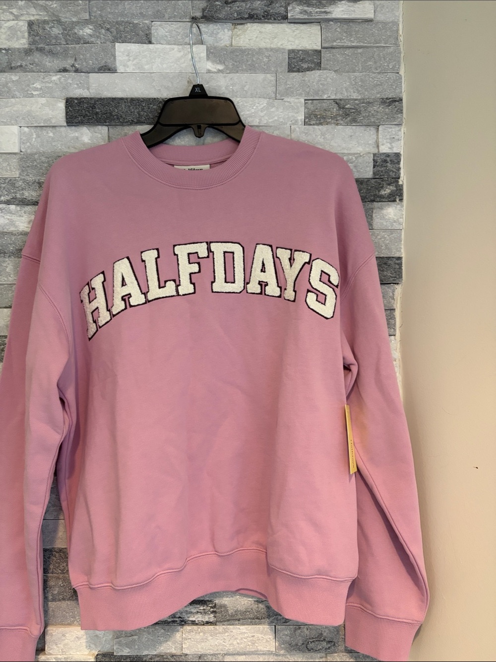 Halfdays women's crewneck new with tags